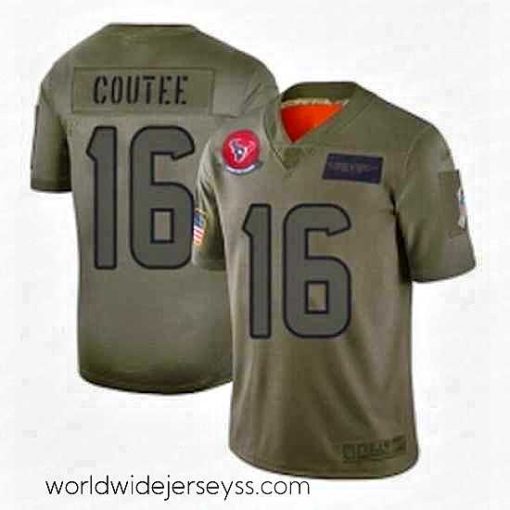 Finely crafted Houston Texans 16 Keke Coutee Limited Camo 2019 Salute to Service Football Jersey