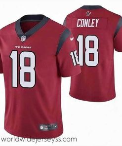 Exquisitely designed Houston Texans 18 Chris Conley Red Vapor Untouchable Limited Stitched Jersey
