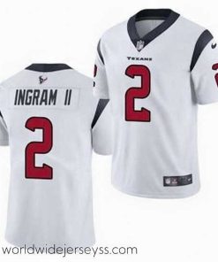 Superbly made Houston Texans 2 Mark Ingram II White Vapor Untouchable Limited Stitched Jersey
