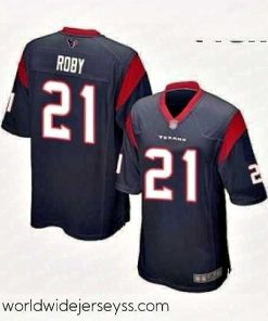 Exceptionally fashioned Houston Texans 21 Bradley Roby Game Navy Blue Team Color Football Jersey