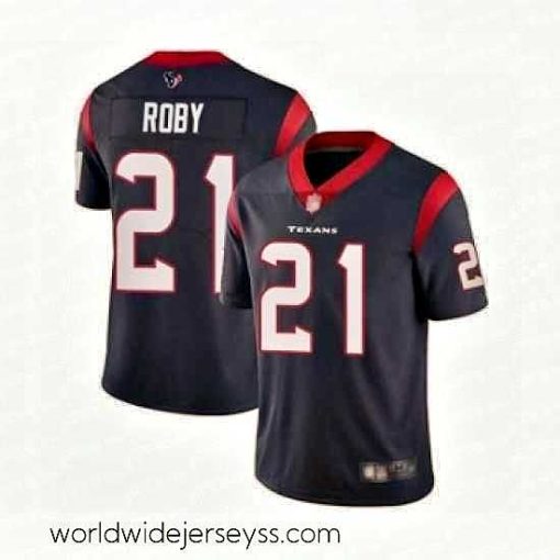 Finely crafted Houston Texans 21 Bradley Roby Navy Blue Team Color Vapor Untouchable Limited Player Football Jersey