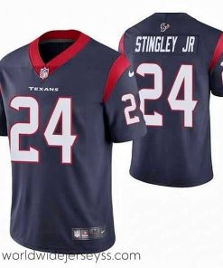 Marvelously styled Houston Texans 24 Derek Stingley Jr Navy Vapor Untouchable Limited Stitched jersey