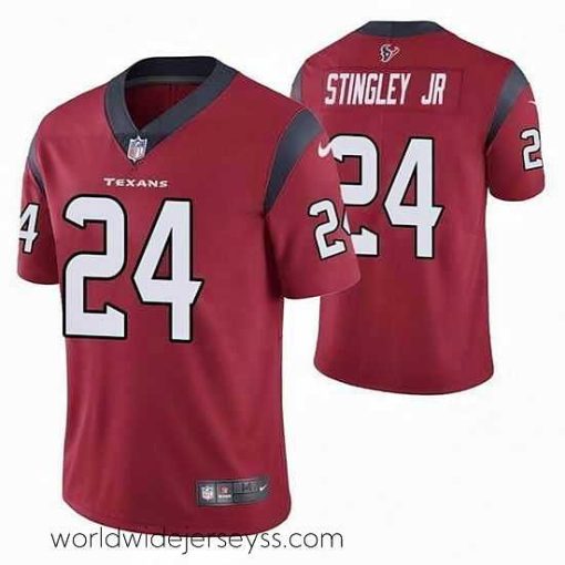 Finely crafted Houston Texans 24 Derek Stingley Jr Red Vapor Untouchable Limited Stitched jersey