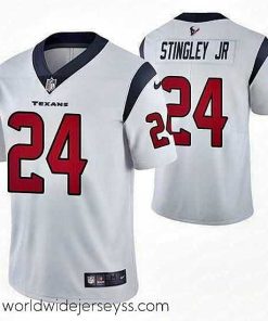 Superbly made Houston Texans 24 Derek Stingley Jr White Vapor Untouchable Limited Stitched jersey