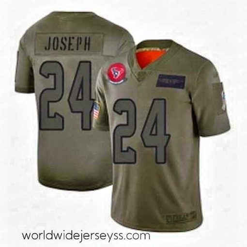Finely crafted Houston Texans 24 Johnathan Joseph Limited Camo 2019 Salute to Service Football Jersey