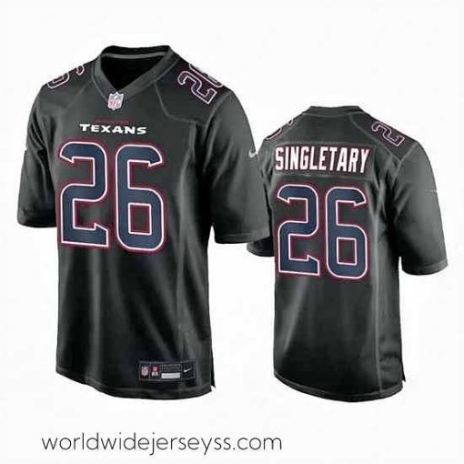 Exquisitely designed Houston Texans 26 Devin Singletary Black Fashion Vapor Untouchable Limited Stitched Football Jersey