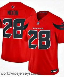 Exceptionally fashioned Houston Texans 28 Joe Mixon Red 2024 Alternate F.U.S.E Limited Stitched Jersey