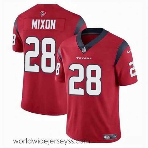 Finely crafted Houston Texans 28 Joe Mixon Red Vapor Untouchable Stitched Football Jersey