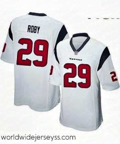Exceptionally fashioned Houston Texans 29 Bradley Roby Game White Football Jersey