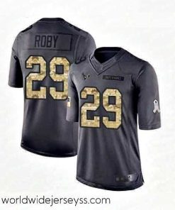 Exceptionally fashioned Houston Texans 29 Bradley Roby Limited Black 2016 Salute to Service Football Jersey