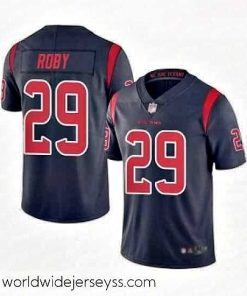 Exceptionally fashioned Houston Texans 29 Bradley Roby Limited Navy Blue Rush Vapor Untouchable Football Jersey