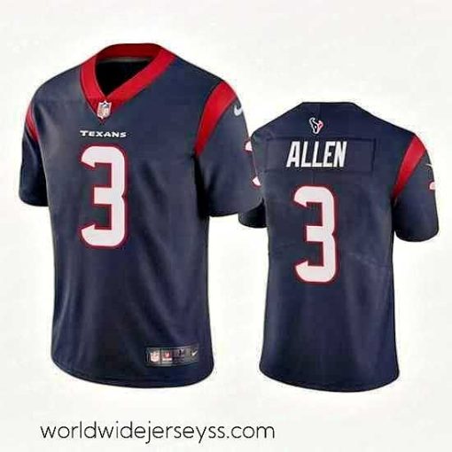 Marvelously styled Houston Texans 3 Kyle Allen Navy Vapor Untouchable Limited Stitched Jersey