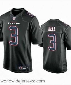 Exceptionally fashioned Houston Texans 3 Tank Dell Black Fashion Vapor Untouchable Limited Stitched Football Jersey