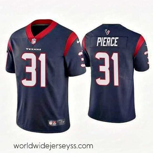 Exquisitely designed Houston Texans 31 Dameon Pierce Navy Vapor Untouchable Limited Stitched Jersey