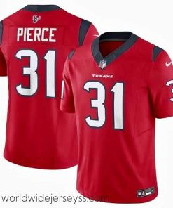 Finely crafted Houston Texans 31 Dameon Pierce Red 2023 F.U.S.E Vapor Untouchable Stitched Football Jersey