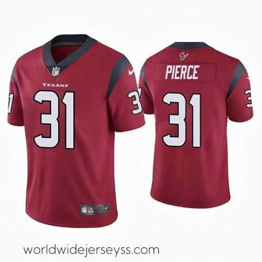 Exquisitely designed Houston Texans 31 Dameon Pierce Red Vapor Untouchable Limited Stitched Jersey