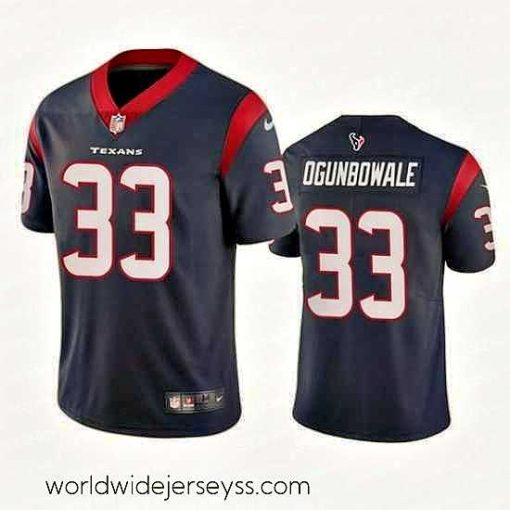 Superbly made Houston Texans 33 Dare Ogunbowale Navy Vapor Untouchable Limited Stitched Jersey