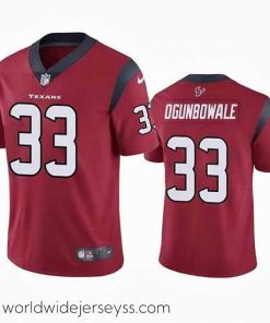 Finely crafted Houston Texans 33 Dare Ogunbowale Red Vapor Untouchable Limited Stitched Jersey