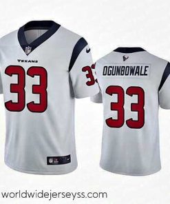 Exquisitely designed Houston Texans 33 Dare Ogunbowale White Vapor Untouchable Limited Stitched Jersey