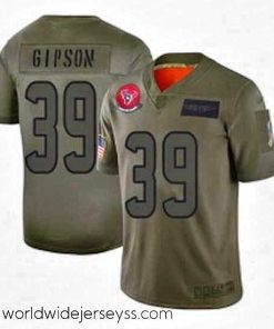 Exceptionally fashioned Houston Texans 39 Tashaun Gipson Limited Camo 2019 Salute to Service Football Jersey