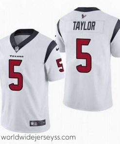 Exceptionally fashioned Houston Texans 5 Tyrod Taylor White Vapor Untouchable Limited Stitched Jersey