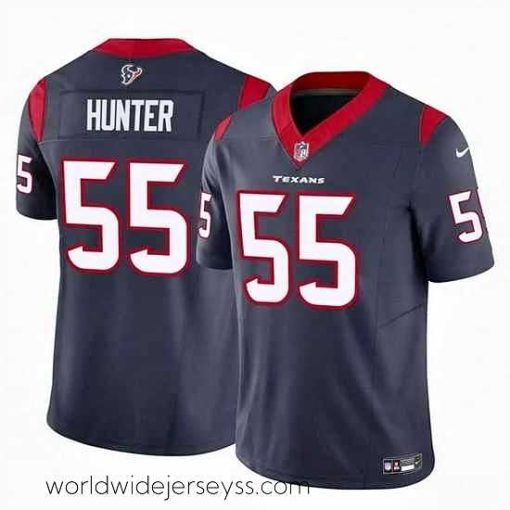 Exceptionally fashioned Houston Texans 55 Danielle Hunter Navy 2024 F.U.S.E 2023 F.U.S.E Vapor Untouchable Stitched Football Jersey