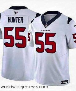 Exquisitely designed Houston Texans 55 Danielle Hunter White 2024 F.U.S.E Vapor Untouchable Stitched Football Jersey