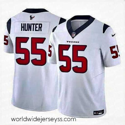 Exquisitely designed Houston Texans 55 Danielle Hunter White 2024 F.U.S.E Vapor Untouchable Stitched Football Jersey