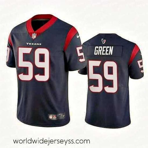 Exceptionally fashioned Houston Texans 59 Kenyon Green Navy Vapor Untouchable Limited Stitched Jersey