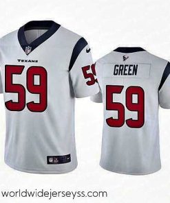 Marvelously styled Houston Texans 59 Kenyon Green White Vapor Untouchable Limited Stitched Jersey