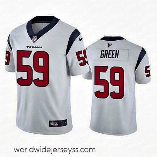 Marvelously styled Houston Texans 59 Kenyon Green White Vapor Untouchable Limited Stitched Jersey