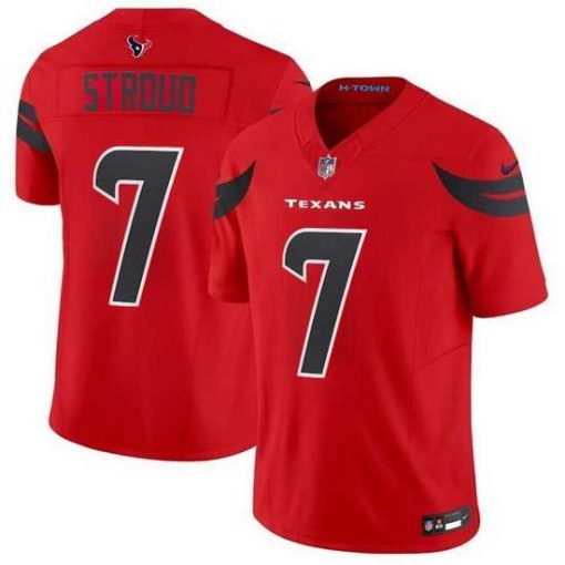 Exquisitely designed Houston Texans 7 C J  Stroud Navy Color Rush Vapor Untouchable Stitched Football Jersey