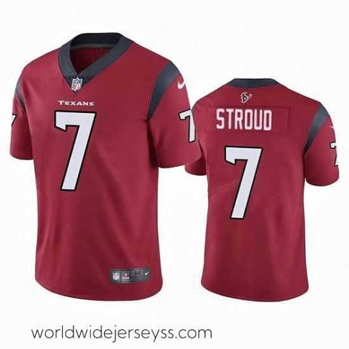 Exquisitely designed Houston Texans 7 C J Stroud Red Vapor Untouchable Stitched Football Jersey