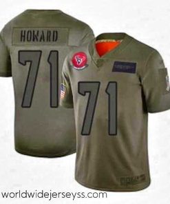 Exceptionally fashioned Houston Texans 71 Tytus Howard Limited Camo 2019 Salute to Service Football Jersey