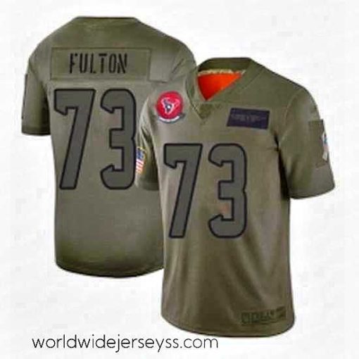 Finely crafted Houston Texans 73 Zach Fulton Limited Camo 2019 Salute to Service Football Jersey