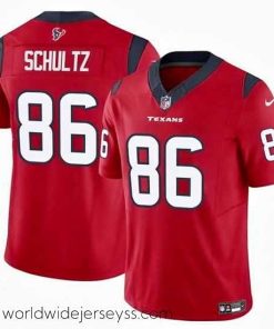 Marvelously styled Houston Texans 86 Dalton Schultz Red 2023 F.U.S.E Vapor Untouchable Stitched Football Jersey