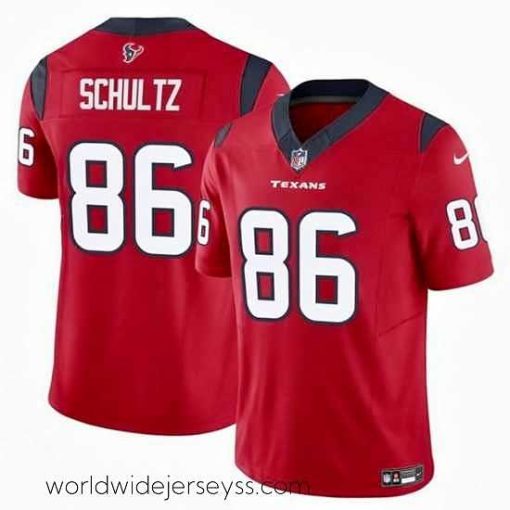 Marvelously styled Houston Texans 86 Dalton Schultz Red 2023 F.U.S.E Vapor Untouchable Stitched Football Jersey