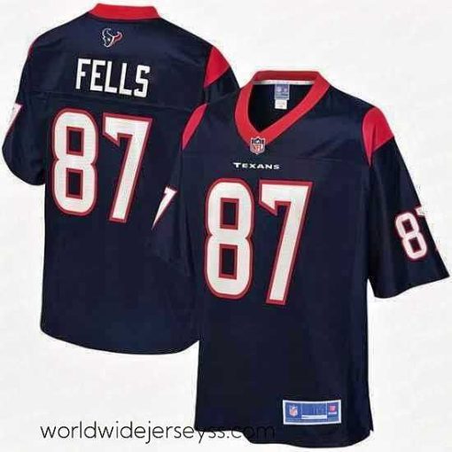 Exceptionally fashioned Houston Texans 87 Darren Fells Navy Pro Line Primary Player Jersey