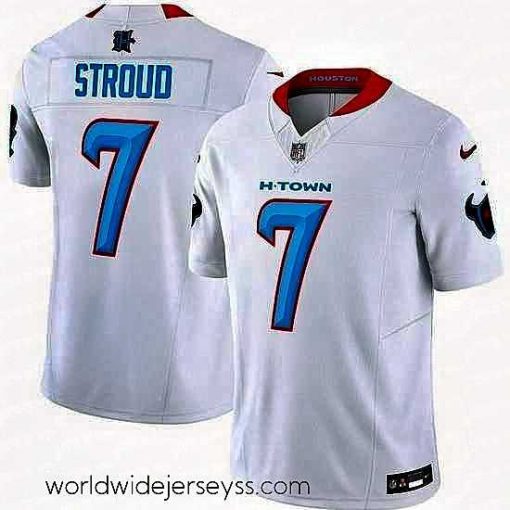 Exceptionally fashioned Houston Texans Active Player Custom White 2024 F.U.S.E  Limited Stitched Jersey