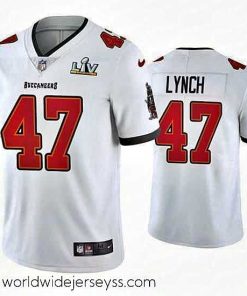 Exceptionally fashioned John Lynch Buccaneers White Super Bowl Lv Vapor Limited Jersey