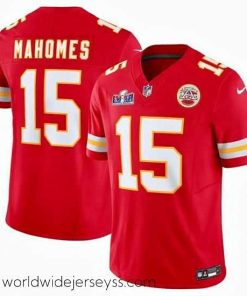Exquisitely designed Kansas City Chiefs 15 Patrick Mahomes Red 2023 F.U.S.E  Vapor Untouchable Limited Stitched 2024 Super Bowl LVIII Jersey