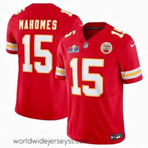 Exquisitely designed Kansas City Chiefs 15 Patrick Mahomes Red 2023 F.U.S.E  Vapor Untouchable Limited Stitched 2024 Super Bowl LVIII Jersey