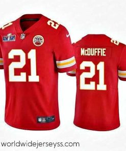 Exceptionally fashioned Kansas City Chiefs 21 Trent McDuffie Red Vapor Untouchable Limited Stitched Football 2024 Super Bowl LVIII Jersey