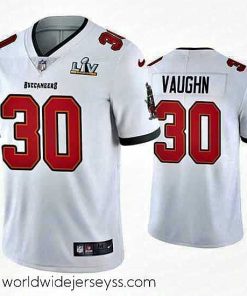 Marvelously styled Ke'Shawn Vaughn Buccaneers White Super Bowl Lv Vapor Limited Jersey