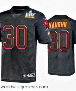 Exceptionally fashioned Ke'Shawn Vaughn Tampa Bay Buccaneers Black Super Bowl Lv Jersey