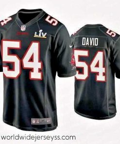 Exceptionally fashioned Lavonte David Buccaneers Black Super Bowl Lv Game Fashion Jersey