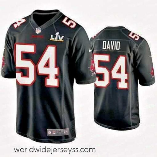 Exceptionally fashioned Lavonte David Buccaneers Black Super Bowl Lv Game Fashion Jersey