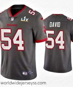 Marvelously styled Lavonte David Buccaneers Pewter Super Bowl Lv Vapor Limited Jersey
