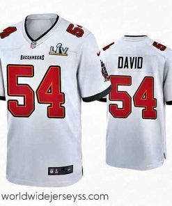 Exquisitely designed Lavonte David Buccaneers White Super Bowl Lv Game Jersey