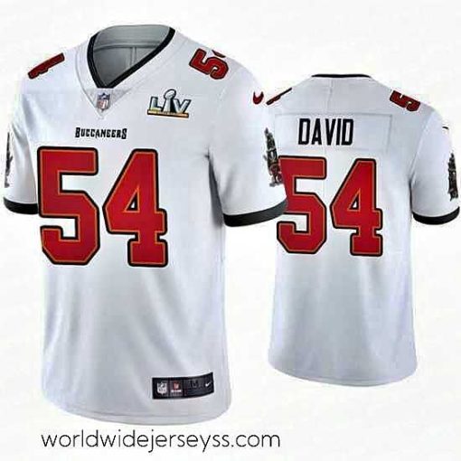 Exquisitely designed Lavonte David Buccaneers White Super Bowl Lv Vapor Limited Jersey